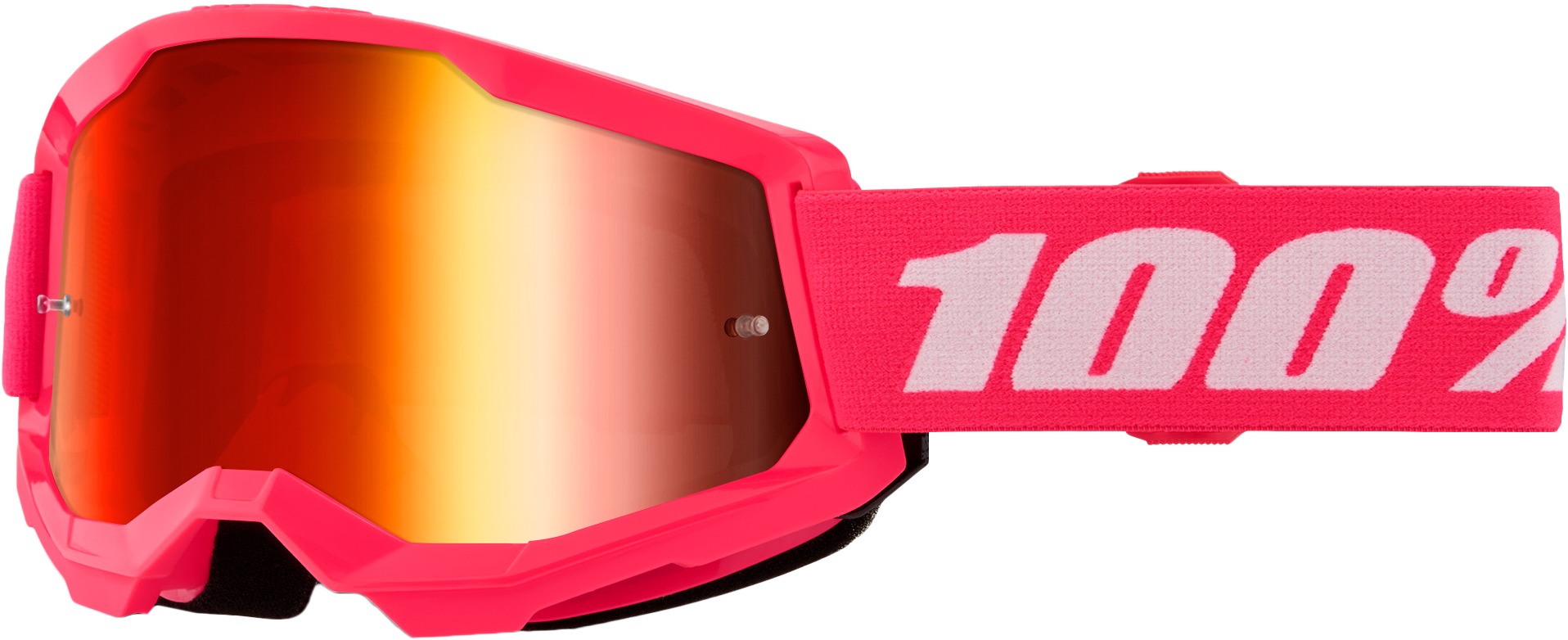 Strata 2 Pink Goggles - Red Mirror Lens - Click Image to Close