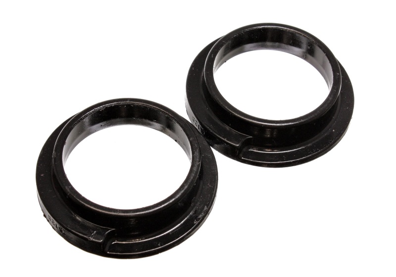 Universal 3in ID 4 5/16in OD 1 1/8in H Black Coil Spring Isolators (2 per set) - Click Image to Close