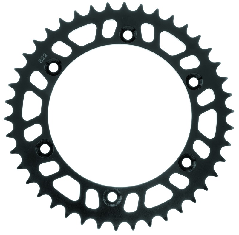 Beta Rear Steel Sprocket 520 42T - Black - Click Image to Close