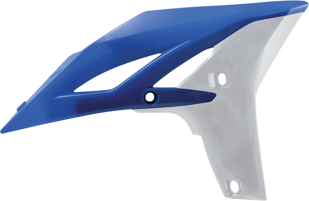 Radiator Shrouds - Blue - For 10-13 Yamaha YZ250F 11-15 WR450F - Click Image to Close