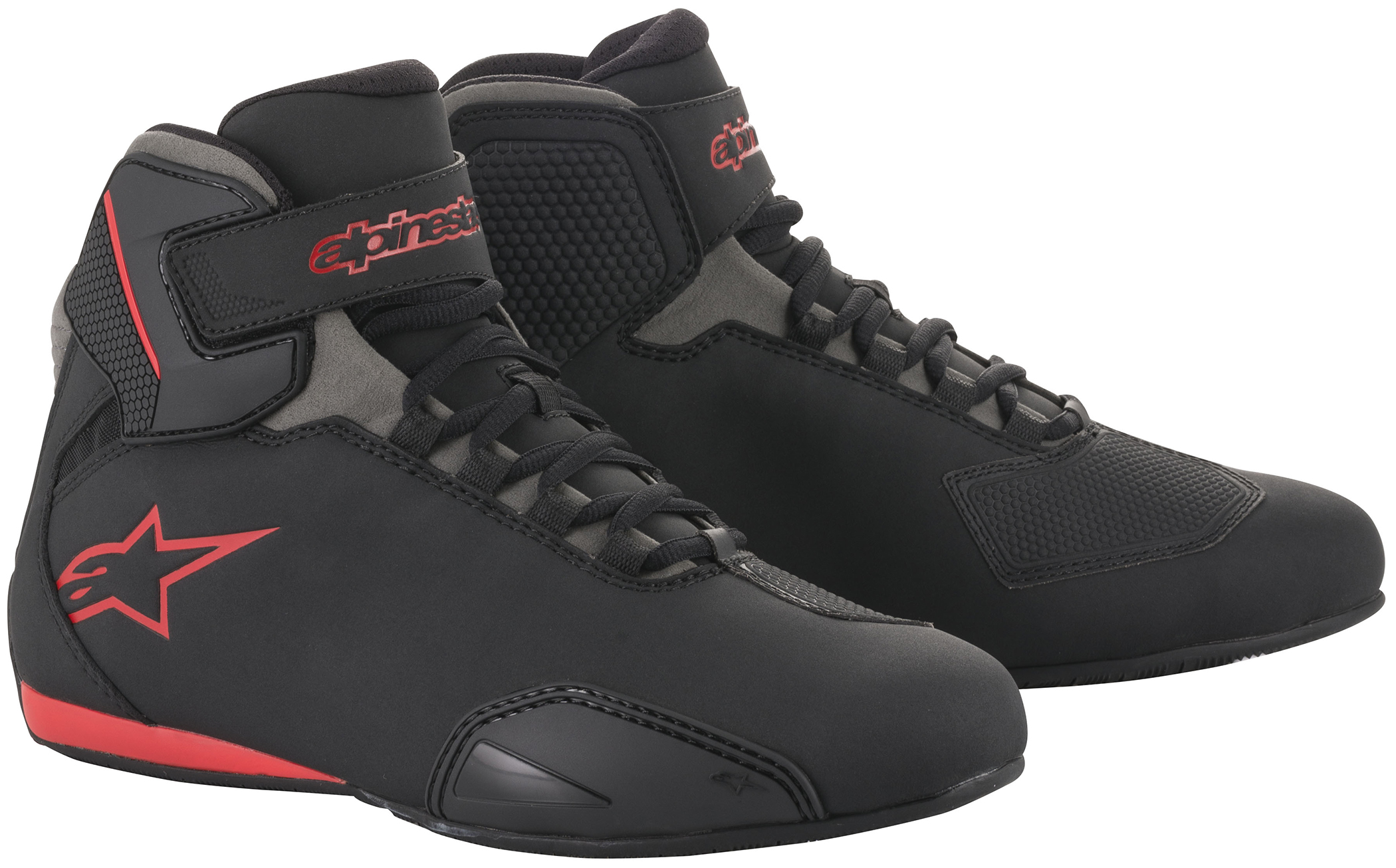 Alpinestars Sektor Shoe Black/Gray/Red Size 11 - Sektor Shoe For Size 11 - Click Image to Close