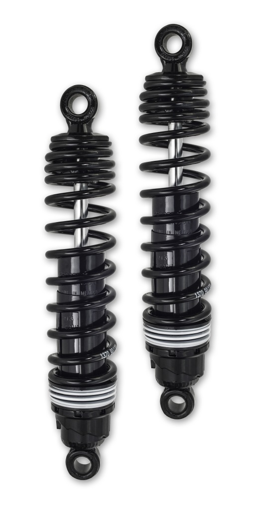 12.5" (low) 412 Cruise Series Shocks - Black - Click Image to Close