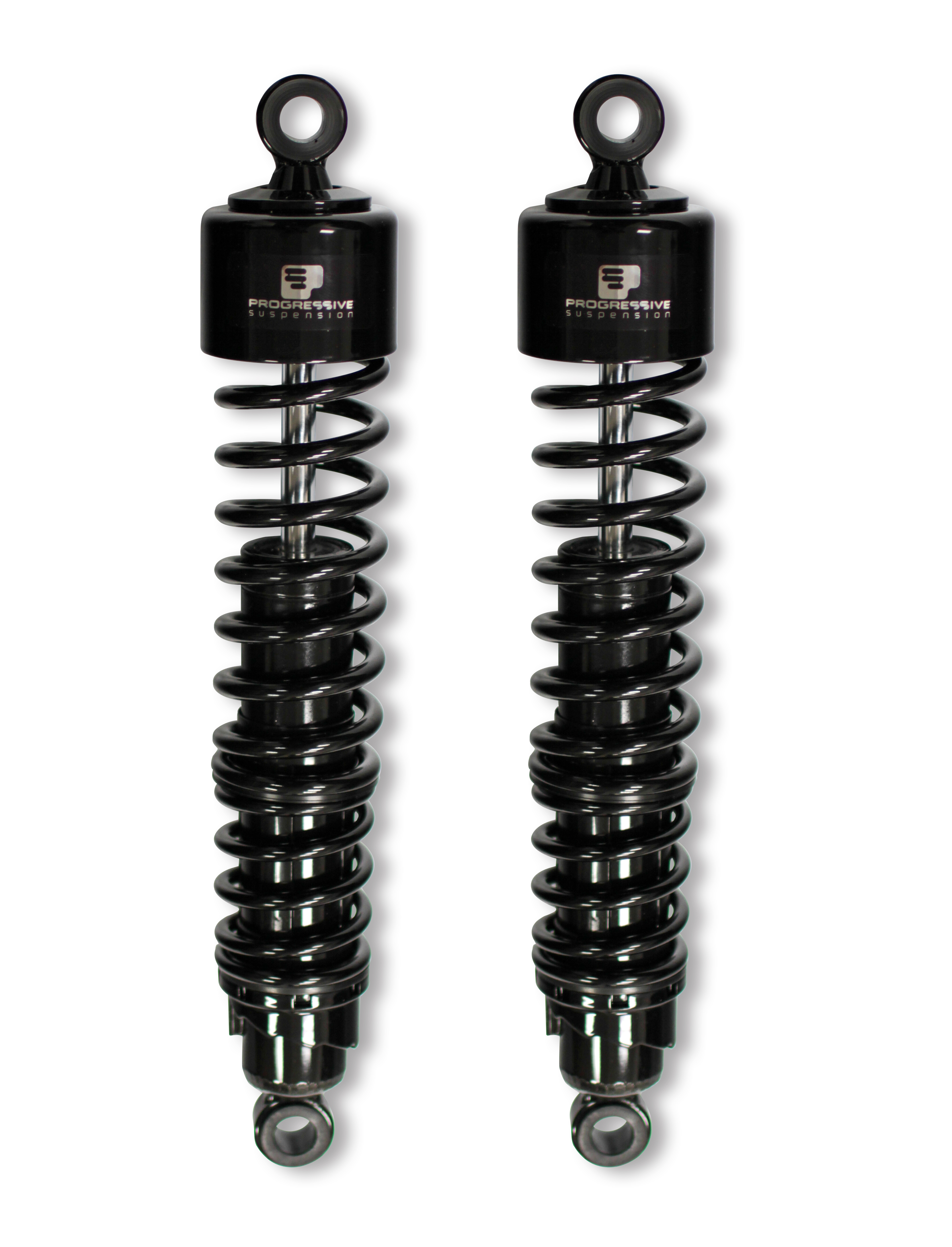 15" 413 Series Shocks - Black - Harley XL Sportster - Click Image to Close