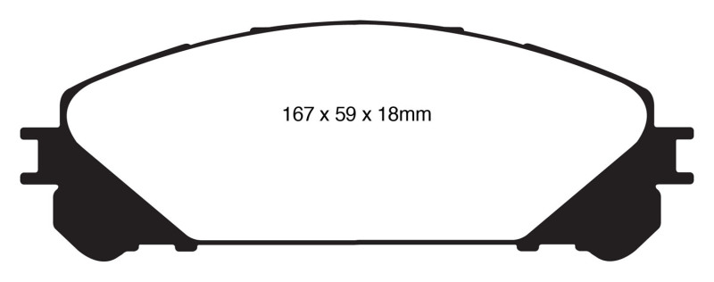 Greenstuff Front Brake Pads - For 10+ Lexus RX350 3.5 (Japan) - Click Image to Close