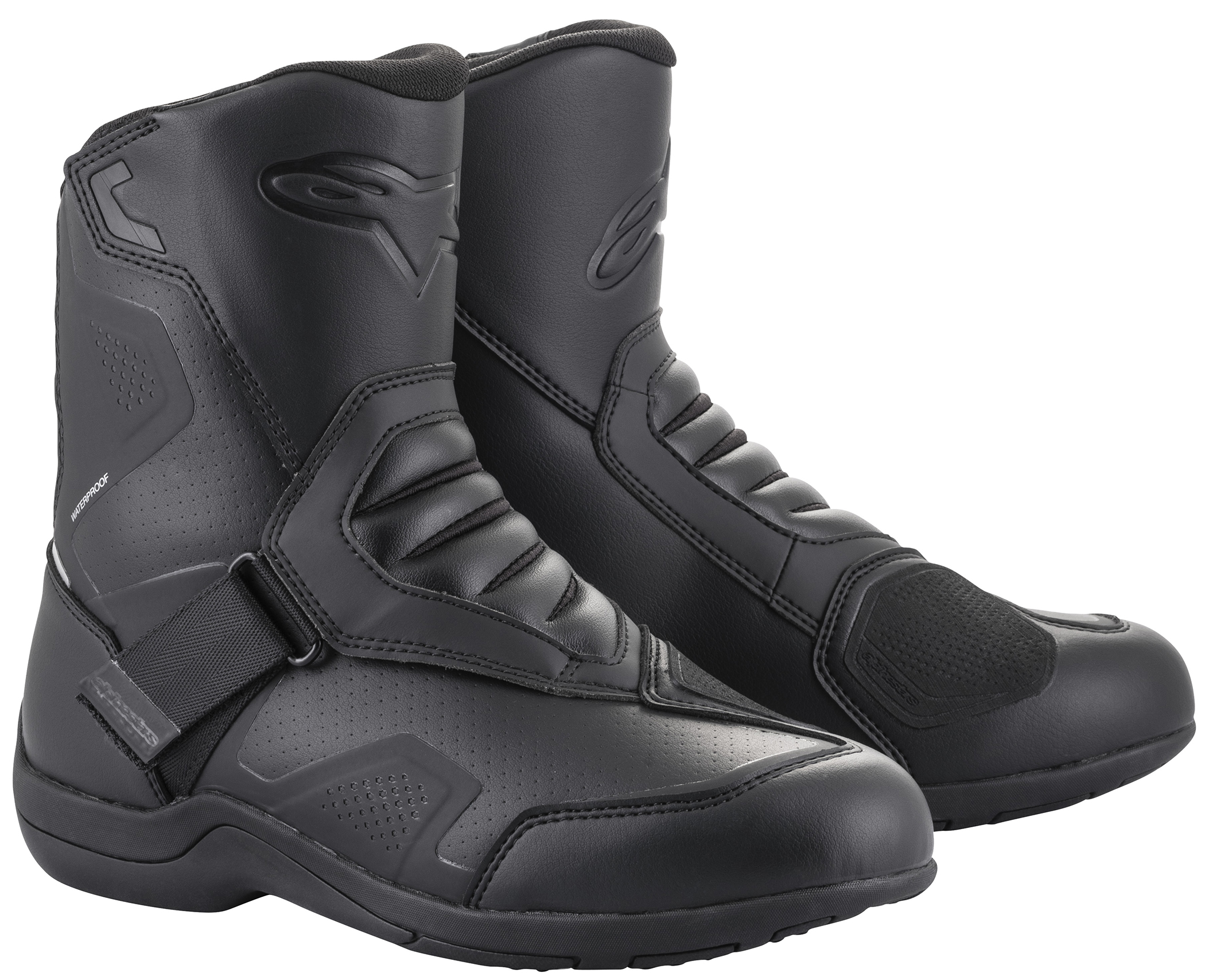 Alpinestars Ridge V2 WP Boot Black Size 42 - Waterproof riding boots, size 42 - Click Image to Close