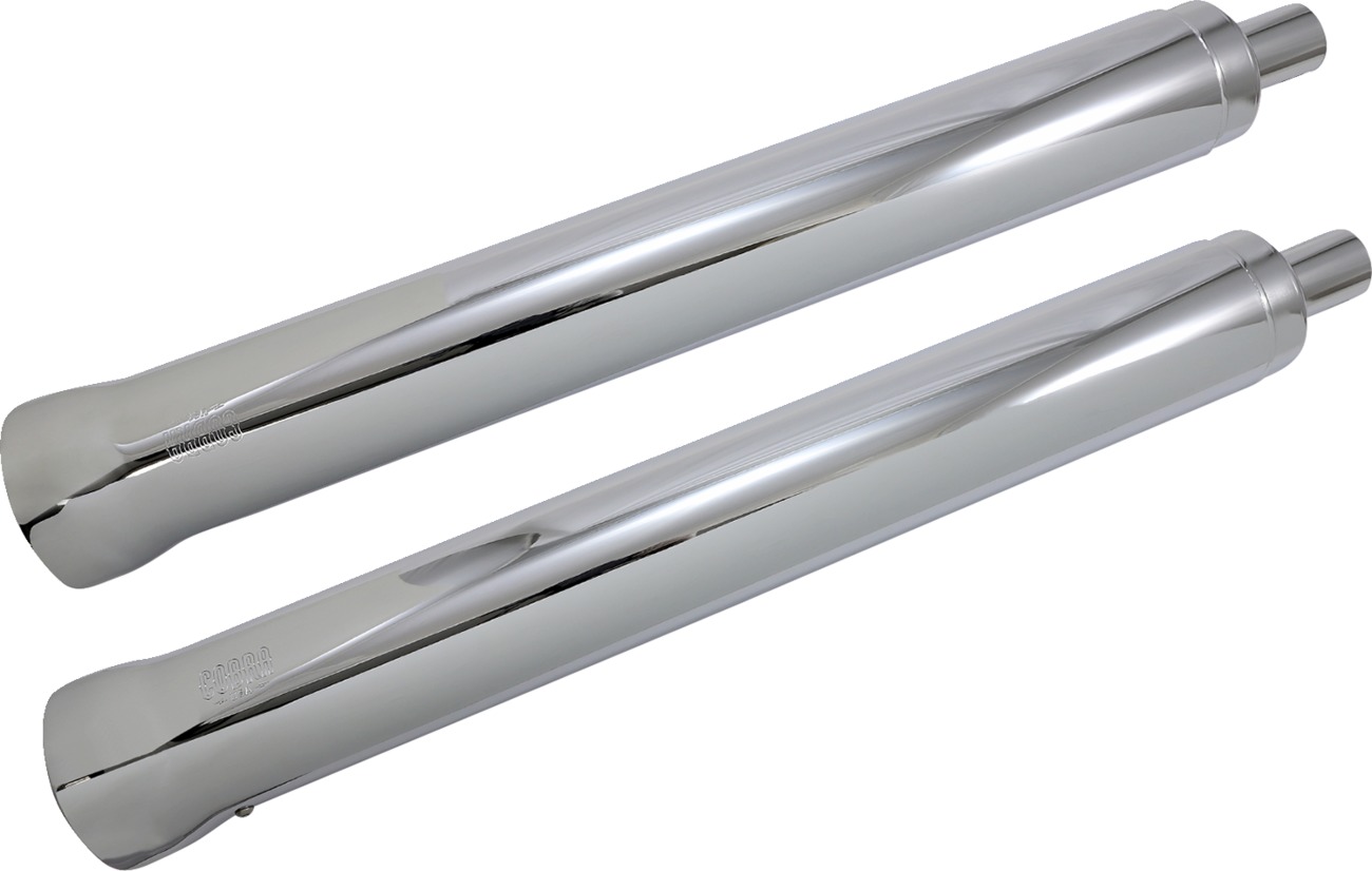 4" Neighbor Hater Mufflers for Indian - Cobra Nh 4" Mufflers Chr Indn - Click Image to Close