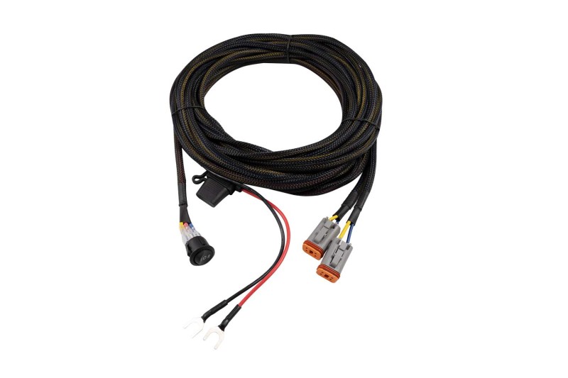 Light Duty Dual Output 3-way 4-pin Wiring Harness - Click Image to Close