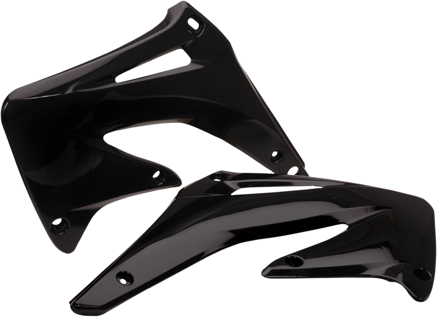 Radiator Shrouds - Black - For 02-04 Honda CRF450R - Click Image to Close