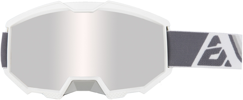 Answer Apex 3 Goggles Grey/White - Youth - Youth goggles in grey/white with mirrored lens - Click Image to Close