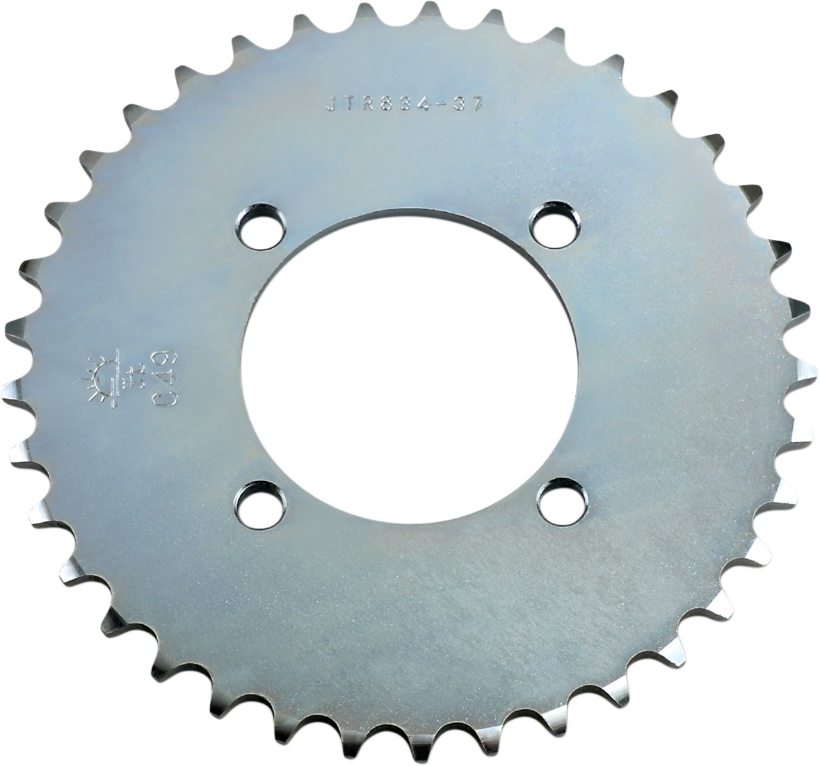 Steel Rear Sprocket - 37 Tooth 420 - For TTR110 TTR90 TTR50 PW80 RT100 - Click Image to Close