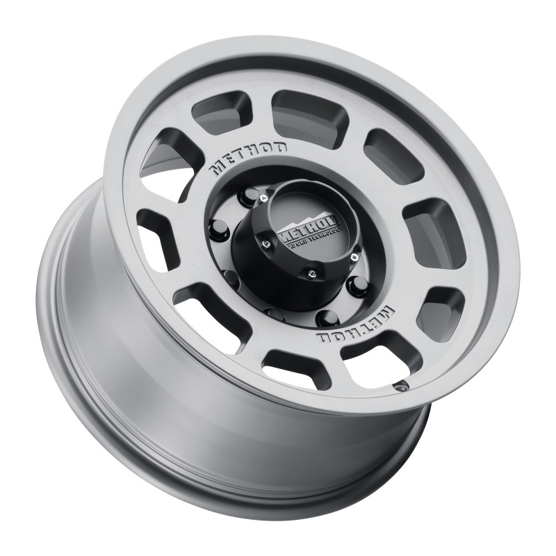 MR705 17x8.5 0mm Offset 8x6.5 130.81mm CB Titanium Wheel - Click Image to Close