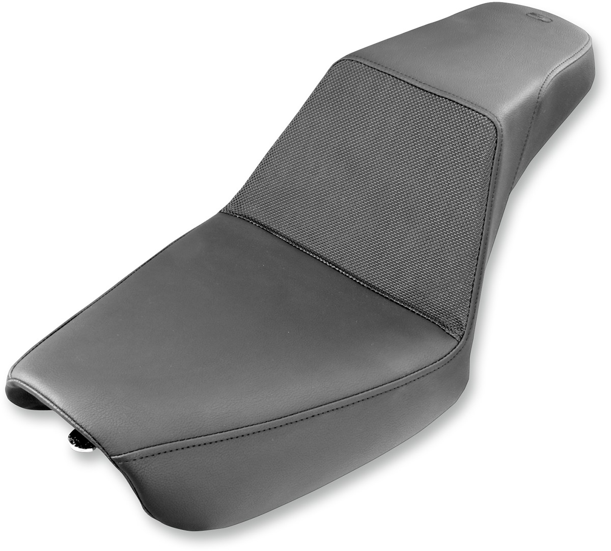 Step-Up Gripper 2-Up Seat - Black - For 04-05 Harley Dyna FXD - Click Image to Close