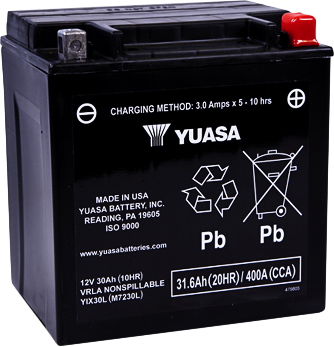 YIX30L AGM Factory Activated Maintenance Free VRLA Battery - Click Image to Close