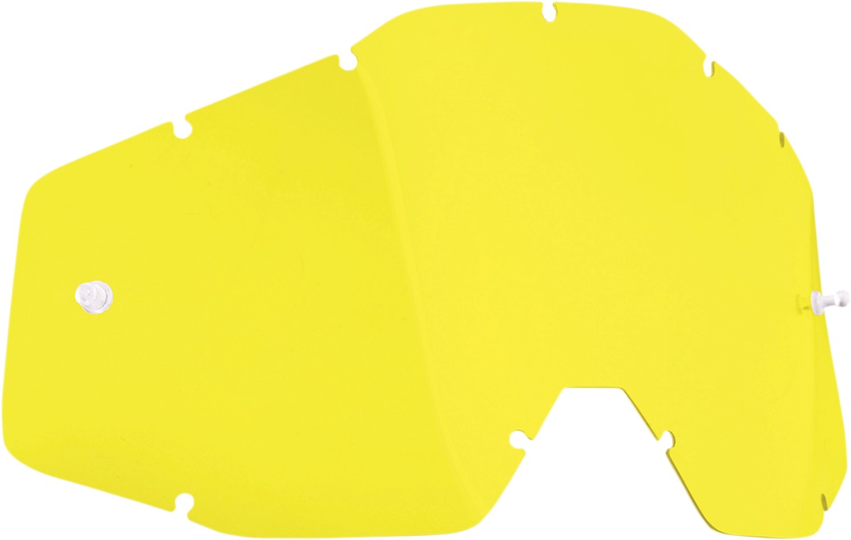 FMF Powercore/Bomb Yellow Replacement Lens - Replacement lens for Powercore/Bomb goggles - Click Image to Close