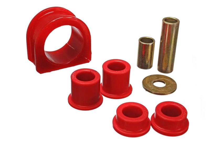 Energy Suspension Steering Rack Bushing Set - Red - Click Image to Close