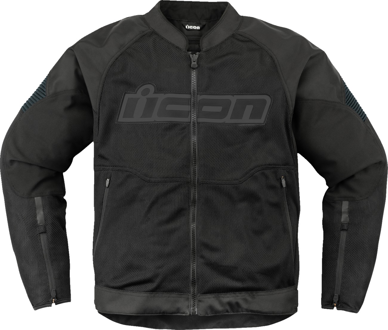 ICON Overlord3 Mesh Jacket Black Men's Size S - Mesh sport jacket with armor and liner - Click Image to Close