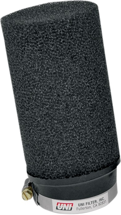 Angled Snow Mobile Pod Air Filter ID = 2 1/2" OD = 3 1/4" Length = 6" - Click Image to Close