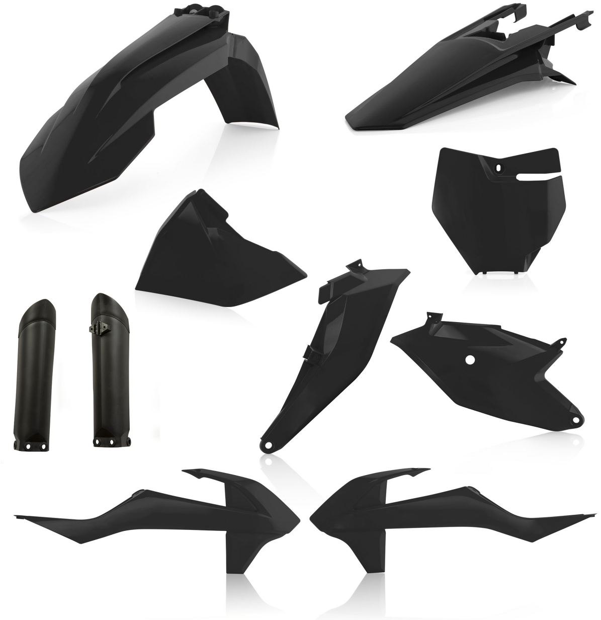 Full Plastic Kit - Black - For 18-21 KTM 85 SX - Click Image to Close