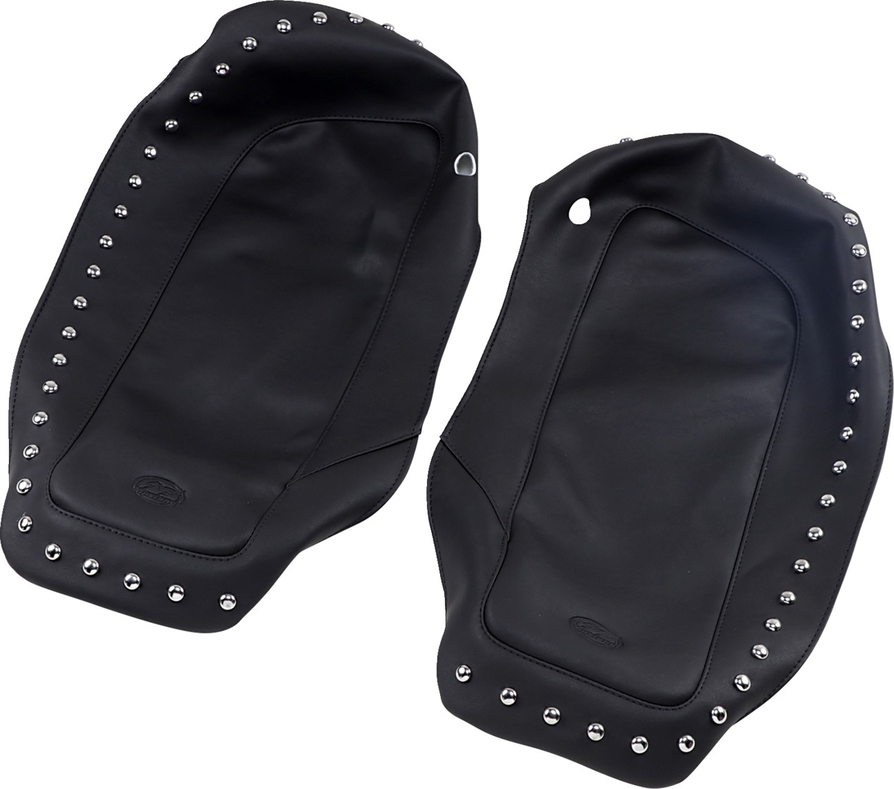 Saddlebag Lid Covers - Saddlebag Lid Cvr Chr Studs - Click Image to Close