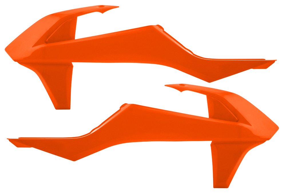 Radiator Shrouds - Orange - Click Image to Close