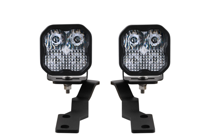 16-21 Toyota Tacoma Pro SS3 LED Ditch Light Kit - White Combo - Click Image to Close