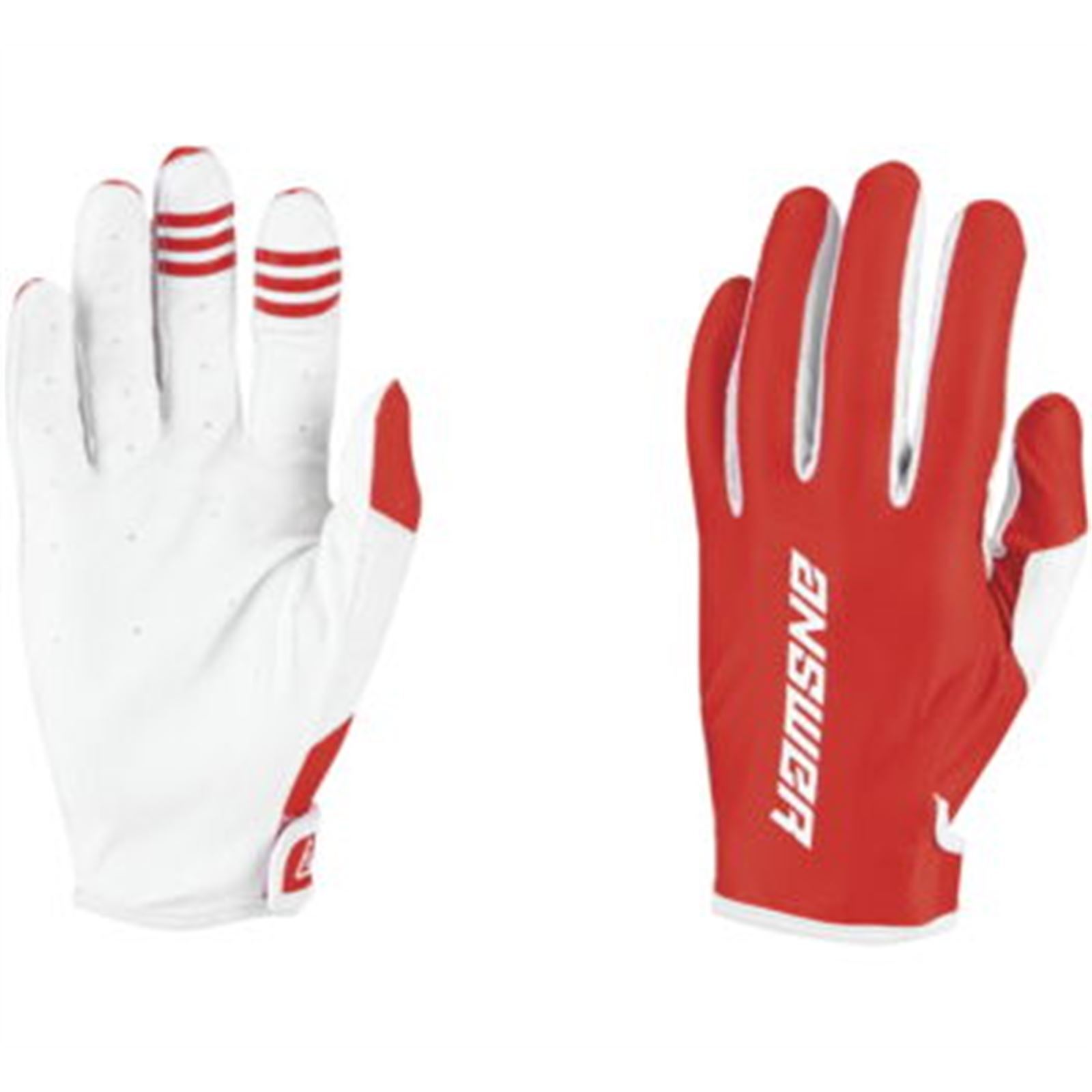 Answer Ascent Glove Red/White - Large - Click Image to Close