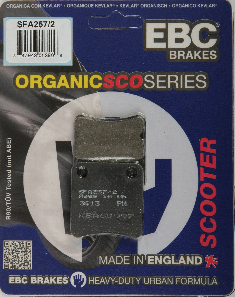 Standard Organic Brake Pads - Click Image to Close