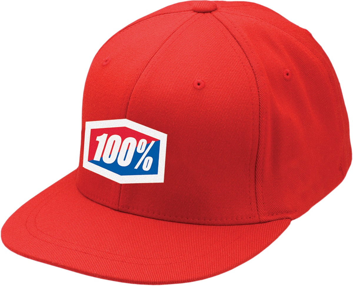 Men's Official Hat - Official Hat Red Lg/Xl - Click Image to Close