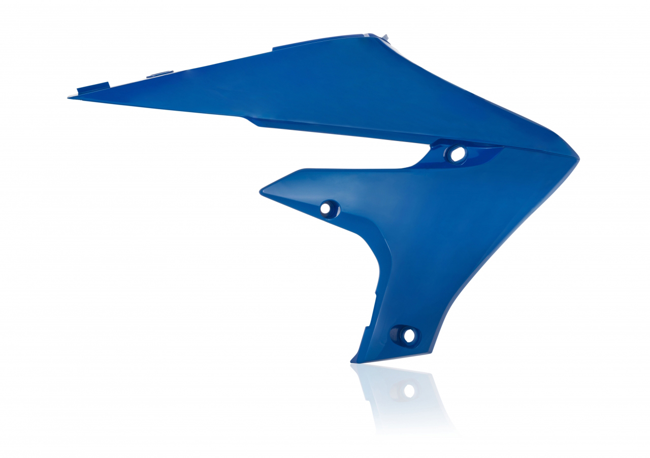 Radiator Shrouds - Blue - For 2018 Yamaha YZ450F - Click Image to Close