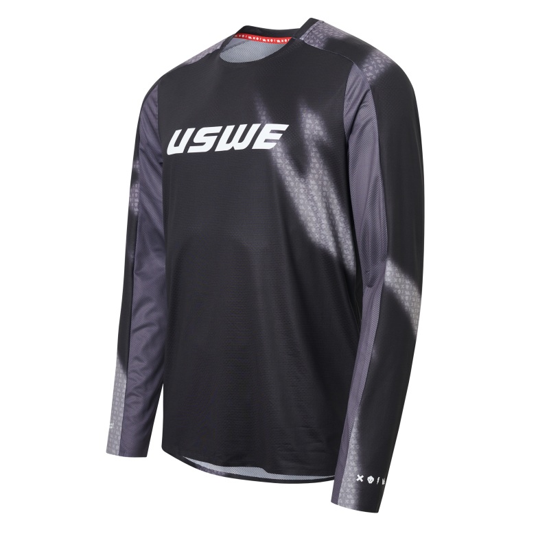 USWE Kalk Off-Road Jersey Adult Black - Medium - Click Image to Close