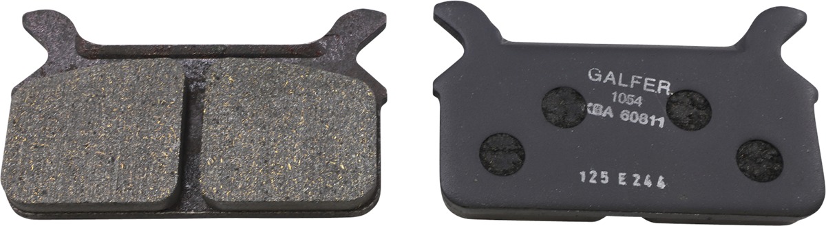 Semi-Metallic Compound Brake Pads - Rear Pads - Click Image to Close