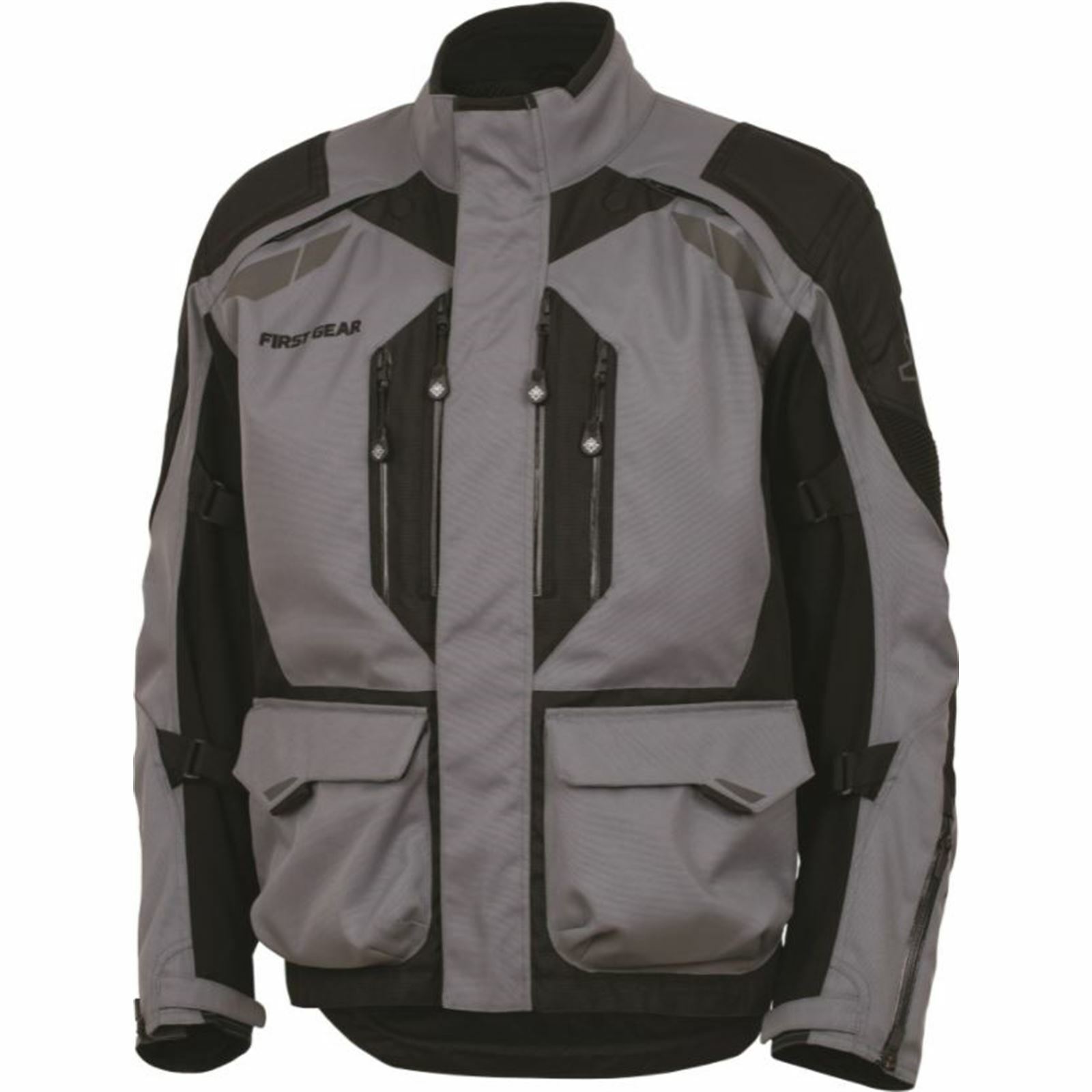 FIRSTGEAR Kathmandu Jacket 2.0 Grey/Black - Extra Large Tall - Click Image to Close