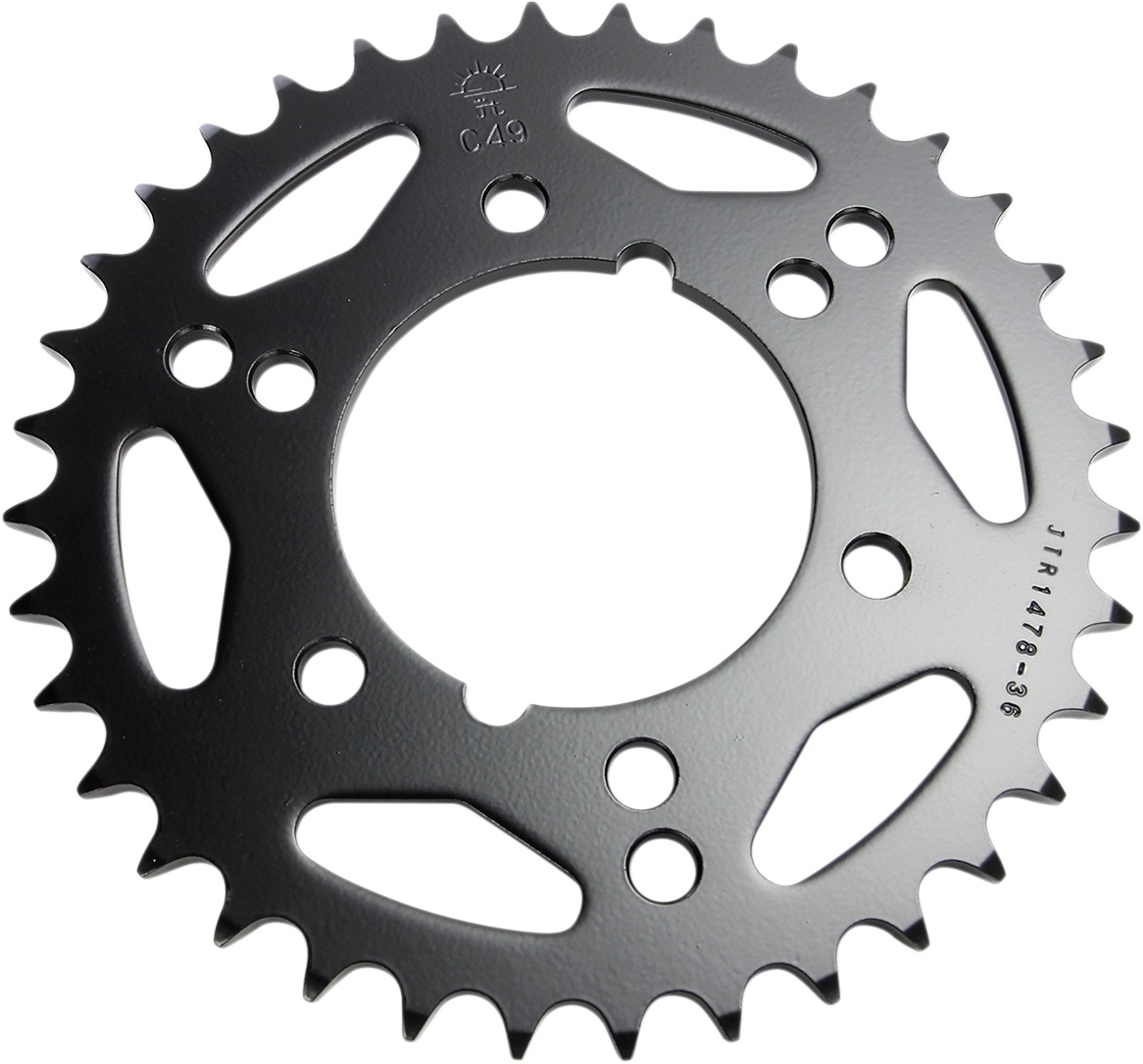 Steel Rear Sprocket - 36 Tooth 520 - For Ninja & Polaris Scrambler Trail - Click Image to Close