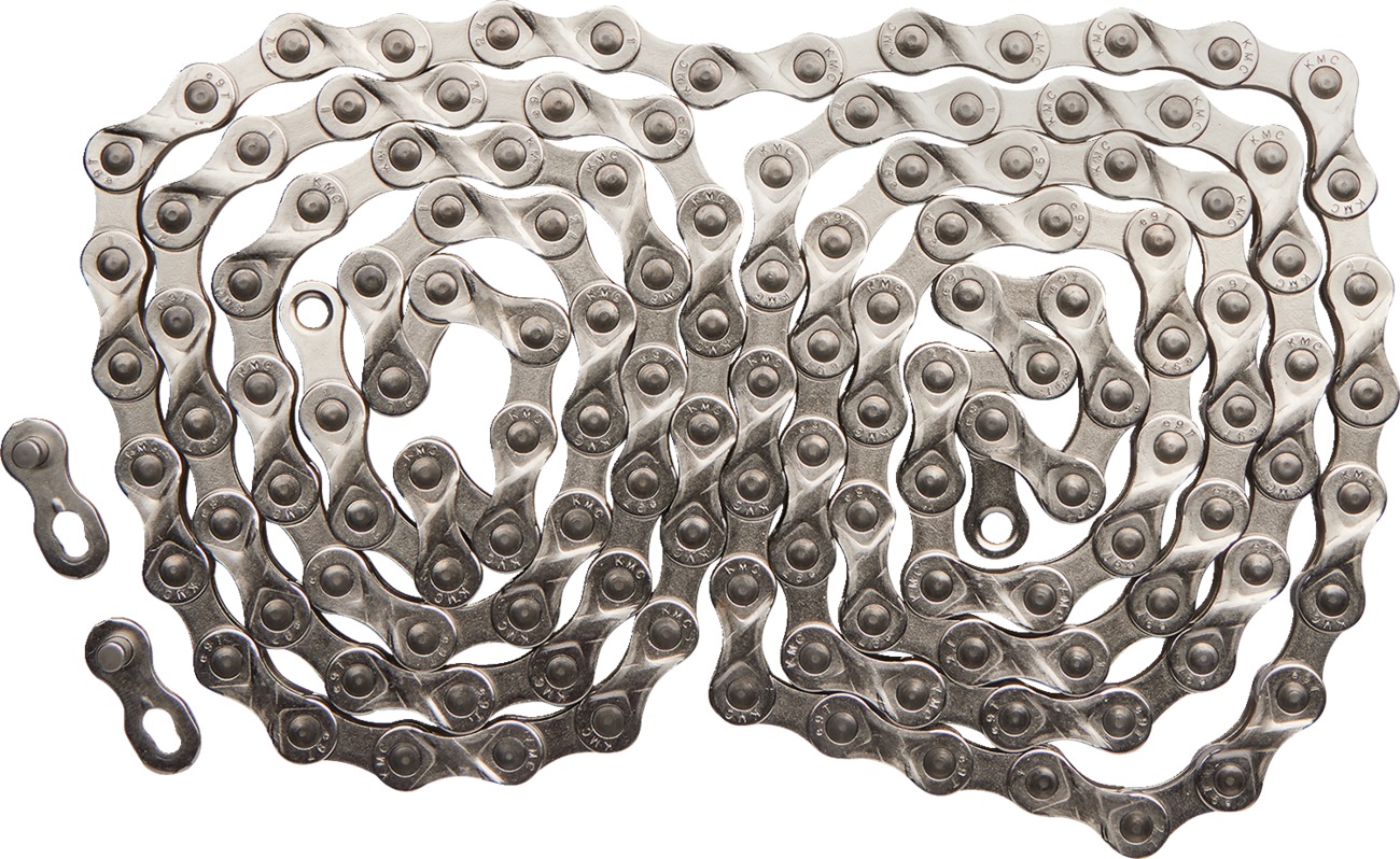 e9 Chain - Kmc E9 Silver X 136L - Click Image to Close