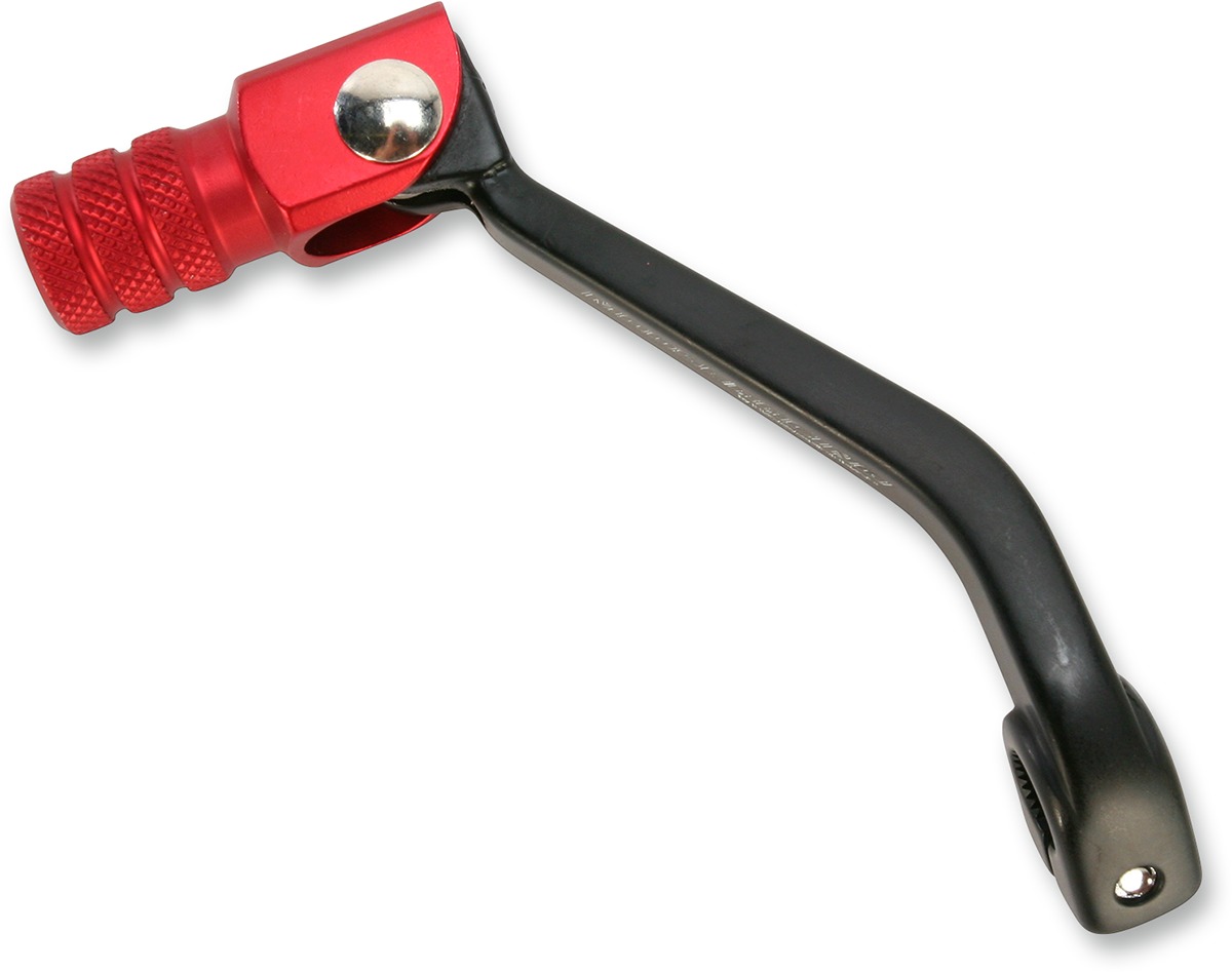 Anodized Forged Folding Shift Lever Black/Red - For Honda CRF150F CRF230F - Click Image to Close