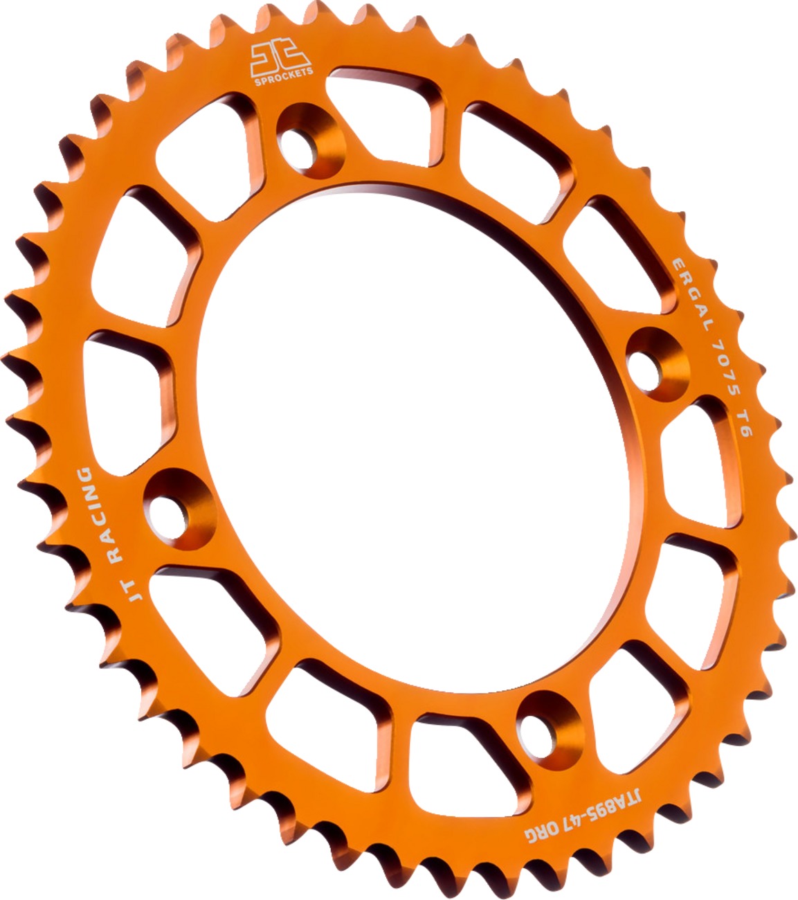 Orange Aluminum Rear Sprocket - 47 Teeth 428 Pitch - For 04-23 KTM 85 - Click Image to Close