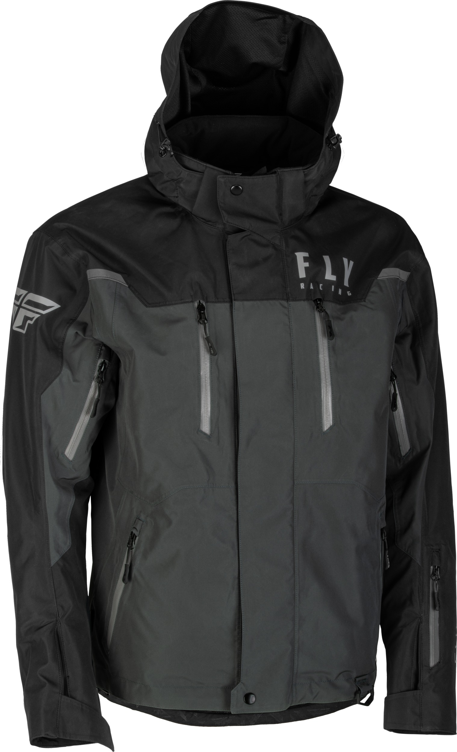 2023 Black/Charcoal Incline Snow Jacket - Medium - Click Image to Close