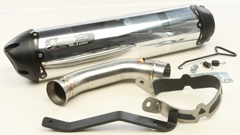 S1R "Black" Slip On Exhaust - Aluminum - For 14-19 Can-Am Spyder RT - Click Image to Close