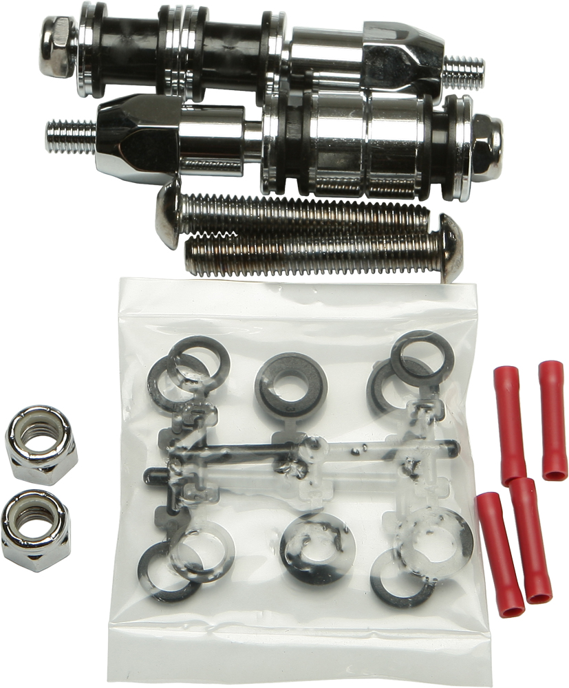 Docking Hardware Kit Chrome - for 93-05 HD FXDWG - Click Image to Close