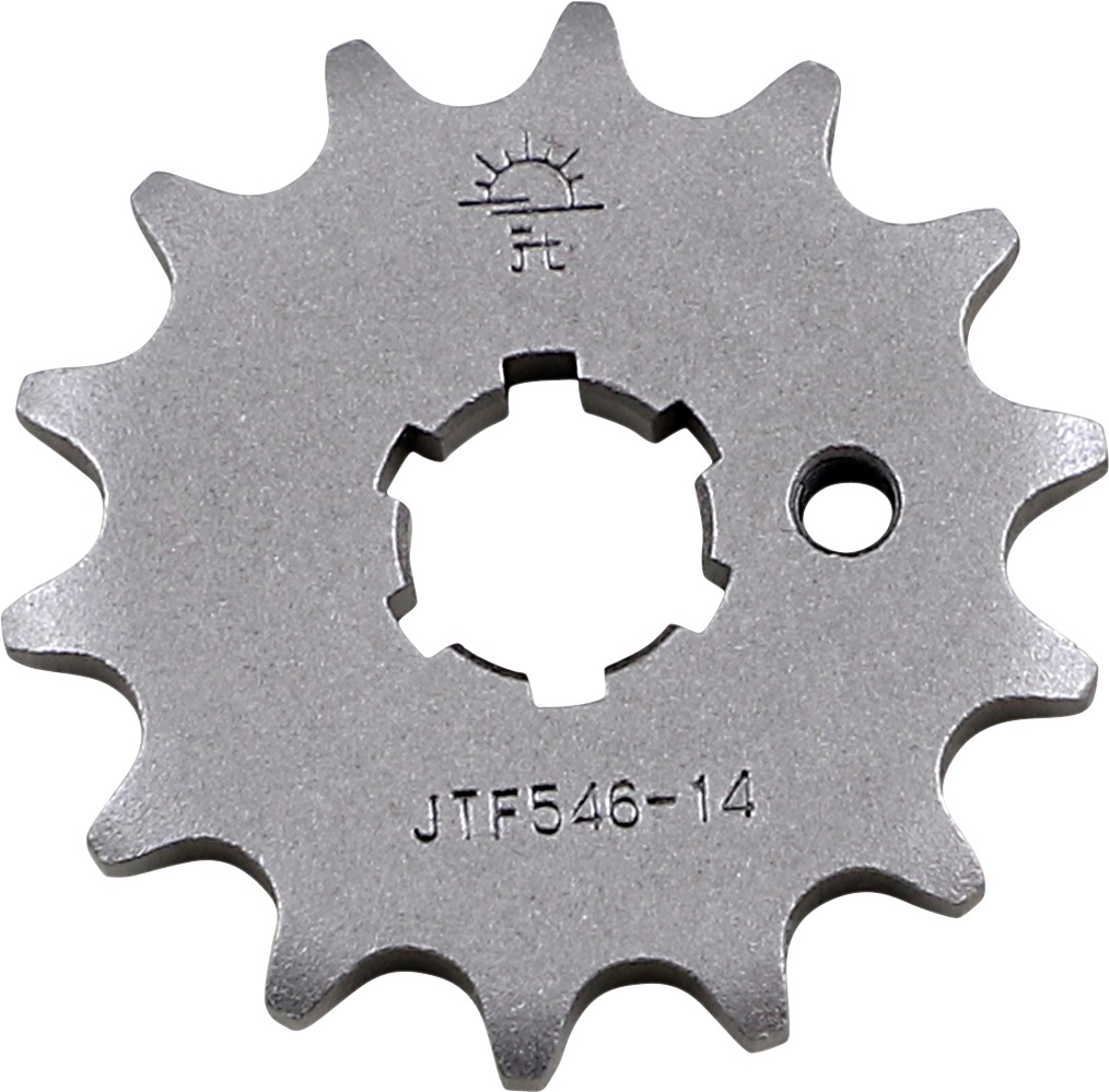 Front Steel Countershaft Sprocket - 14 Tooth 420 - Click Image to Close