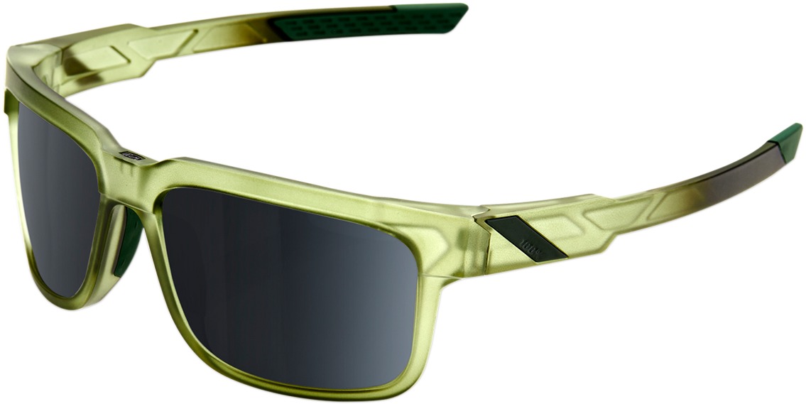 Type-S Sunglasses Olive Green w/ Black Mirror Lens - Click Image to Close