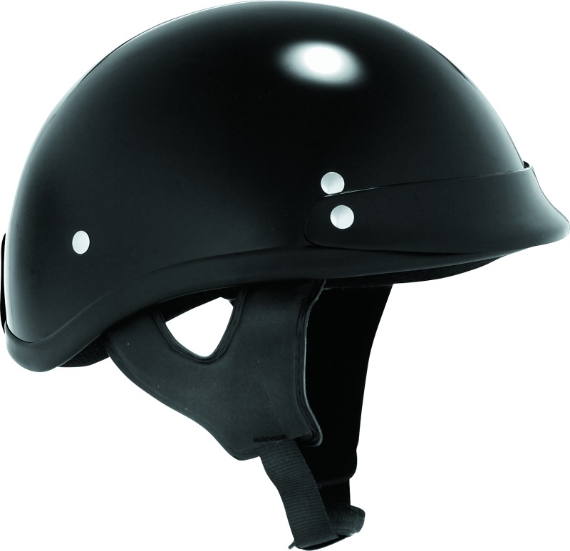 Skid Lids Traditional Helmet Black - XL - Click Image to Close