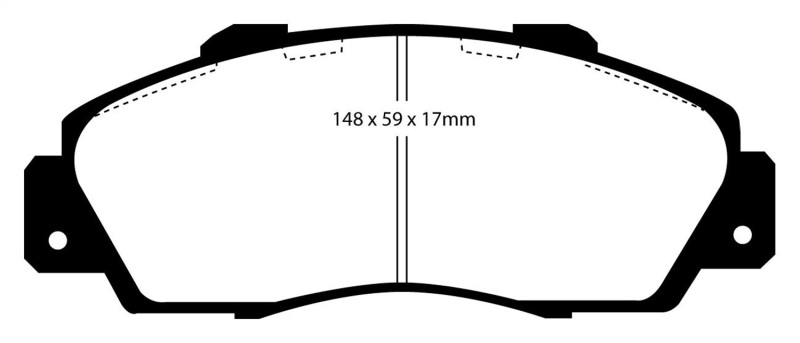 Bluestuff Front Brake Pads - For 97-01 Acura Integra Type R - Click Image to Close