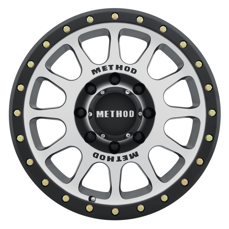 MR305 NV 17x8.5 0mm Offset 8x170 130.81mm CB Machined/Black Street Loc Wheel - Click Image to Close