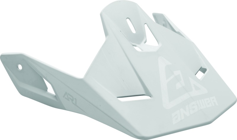 Answer AR1 Bold Visor - Matte White - Click Image to Close