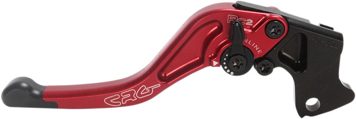 Short RC2 Aluminum Mechanical Clutch Lever Red - For 15-19 KTM RC390 - Click Image to Close