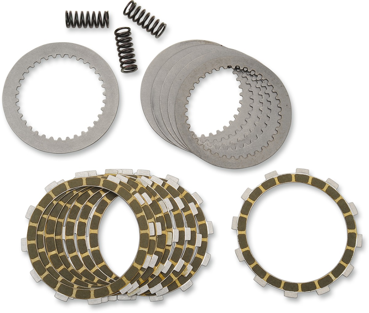 Complete Clutch Kit w/ Aramaid Friction Plates - For 13-21 & 23-24 Kawasaki ZX6R & RR - Click Image to Close