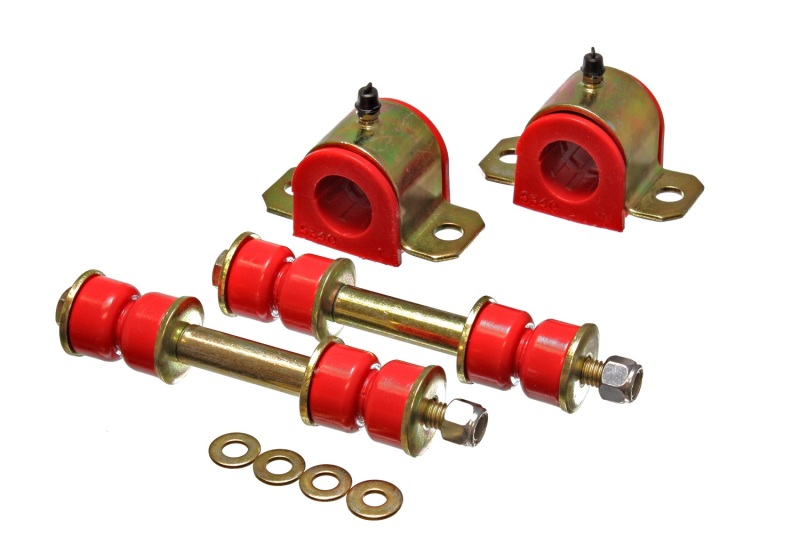 95-00 Toyota Pickup 2WD (Exc T-100/Tundra) Red 25mm Front Sway Bar Bushing Set - Click Image to Close