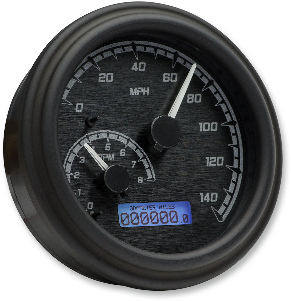 MVX-2004 Series 4-1/2" Plug and Play Gauge - 4 1/2" Gauge Tank Mnt Blk/Gry - Click Image to Close