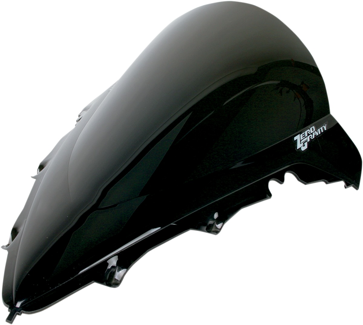 Dark Smoke Double Bubble Windscreen - For 09-14 Yamaha R1 - Click Image to Close